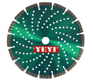 فاصله کانونی 300mm دور لیزر جوش داده شده 12 &#39;&#39; الماس اره برای بتن، مصالح ساختمانی