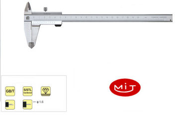 0-300mm مونو بلوک چهار راه فولاد سنگین وظیفه Vernier Caliper Parallel Bevel - Free Type