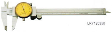4Cr13 فولاد ضد زنگ شماره گیری وظیفه Vernier caliper 0-200mm اثبات دو شوک