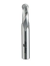 CNC کاربید بیت با میکرو - دانه جامد کاربید Sprial Ballnose بیت با دو - سمت نازک برش