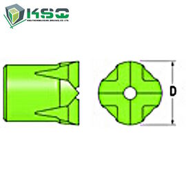 عملکرد بالا 45MM 2 &quot;بیت مته H25 صلیب بیت فولاد CNC