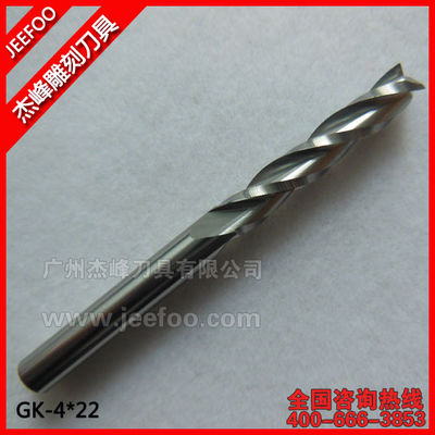 4 * 22 3 فلوت کاربید آسیاب اسپیرال برش چوب CNC روتر بیت ابزارهای برش برای ماشین آلات CNC